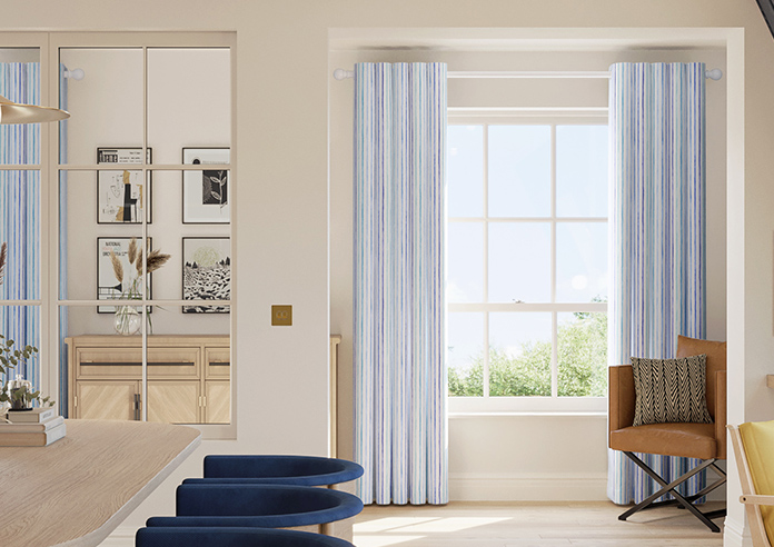 Vintage Stripe, Riviera - Made to Measure Curtains - Image 3